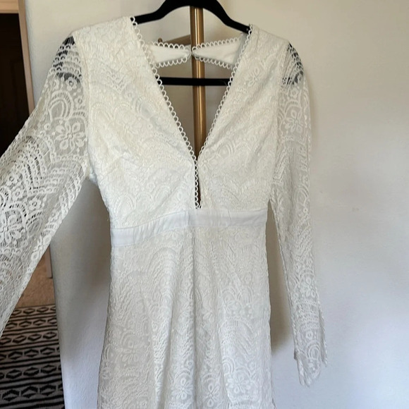 Nwot Fore white Lace Serenity Dress - Picture 7 of 8